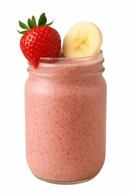 Strawberry and banana