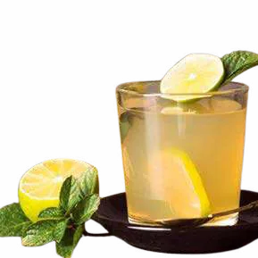 Homemade ginger lemonade