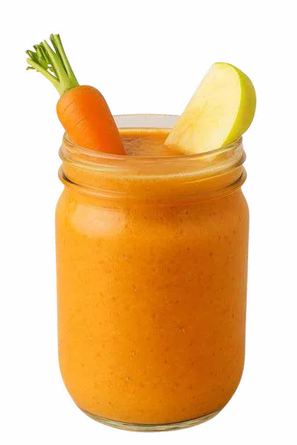Carrot and apple
